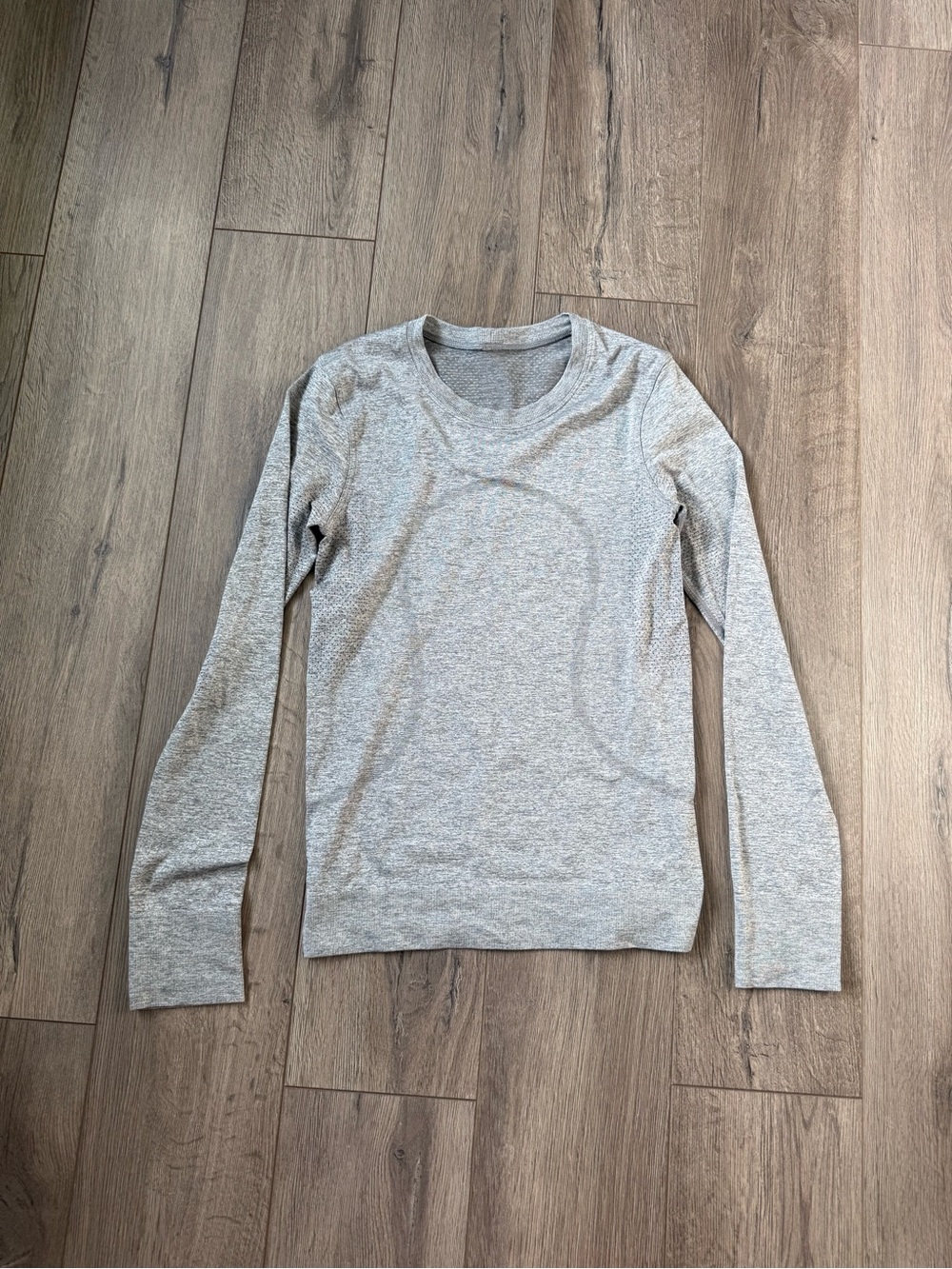 lululemon athletica swiftly tech Heather Gray Long Sleeve Tee